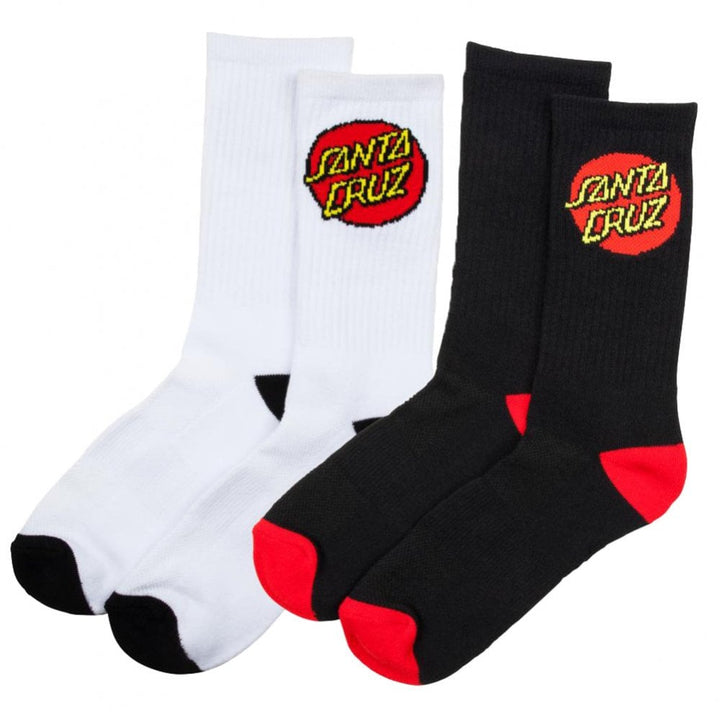 Santa Cruz Classic Dot 2 pack Socks - Assorted