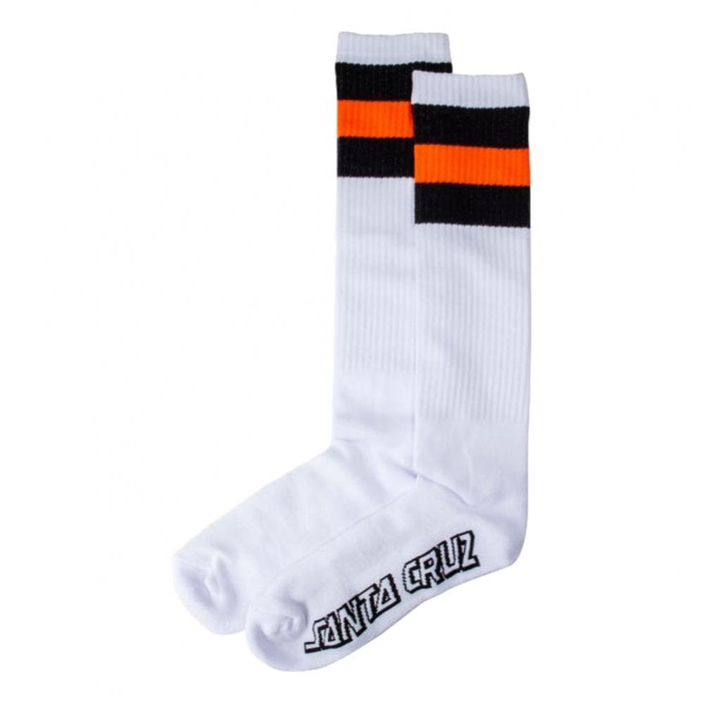 Santa Cruz Bench Socks - White