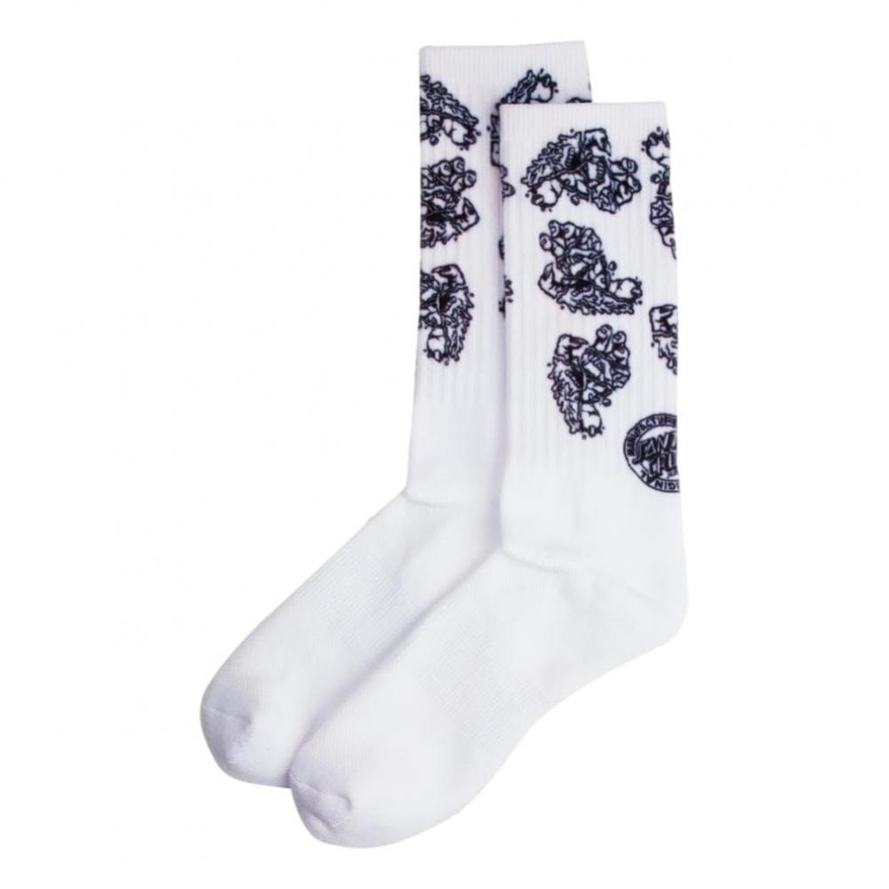 Santa Cruz Universal Hand Socks - White
