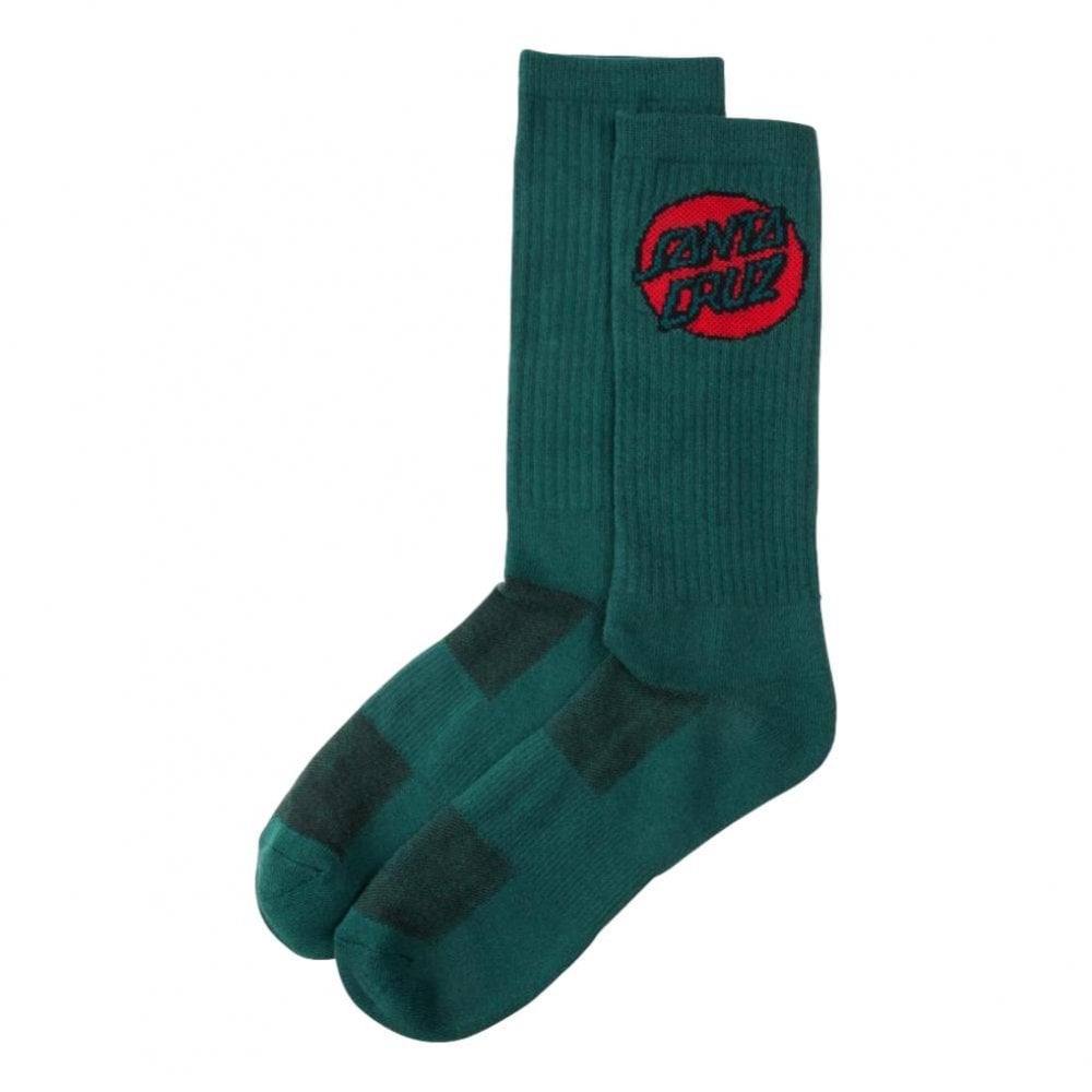 Santa Cruz Missing Dot Socks - Evergreen