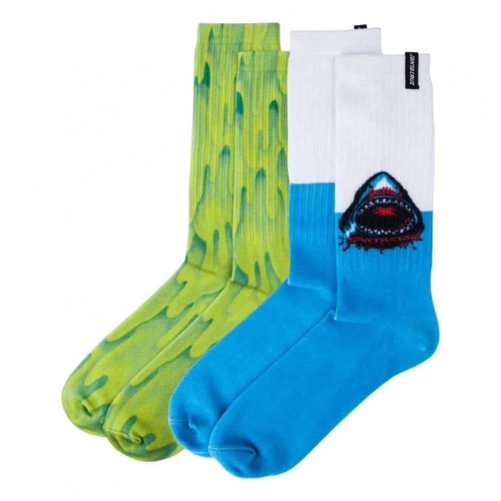Santa Cruz Speed Wheels 2 Pack Socks - Assorted