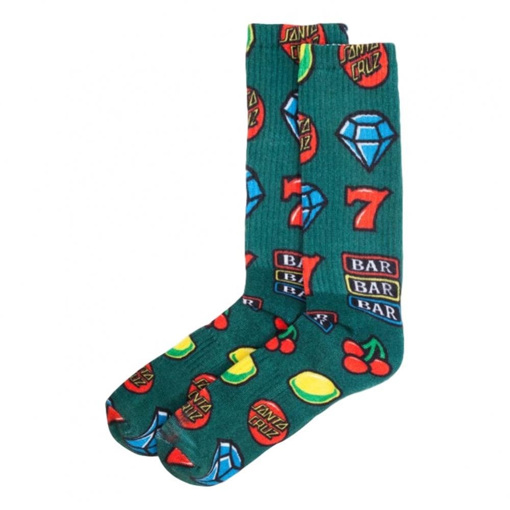 Santa Cruz Jackpot Socks - Evergreen