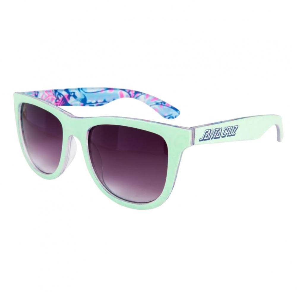 Santa Cruz Kendall Snake Shades Sunglasses - Mint / Printed