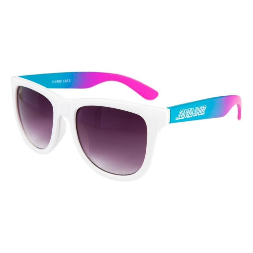 Santa Cruz Jammer Fade Sunglasses - White / Fade