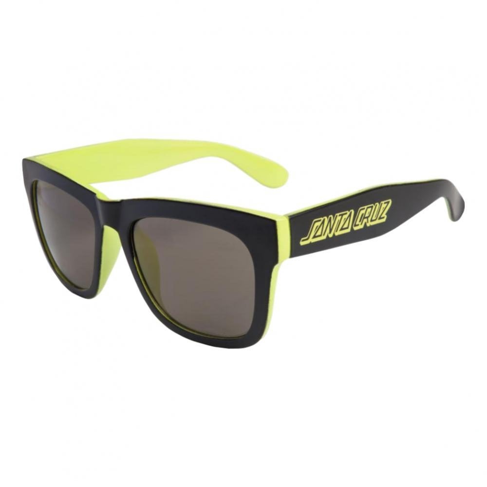 Santa Cruz Dazed Sunglasses - Black / Safety Green