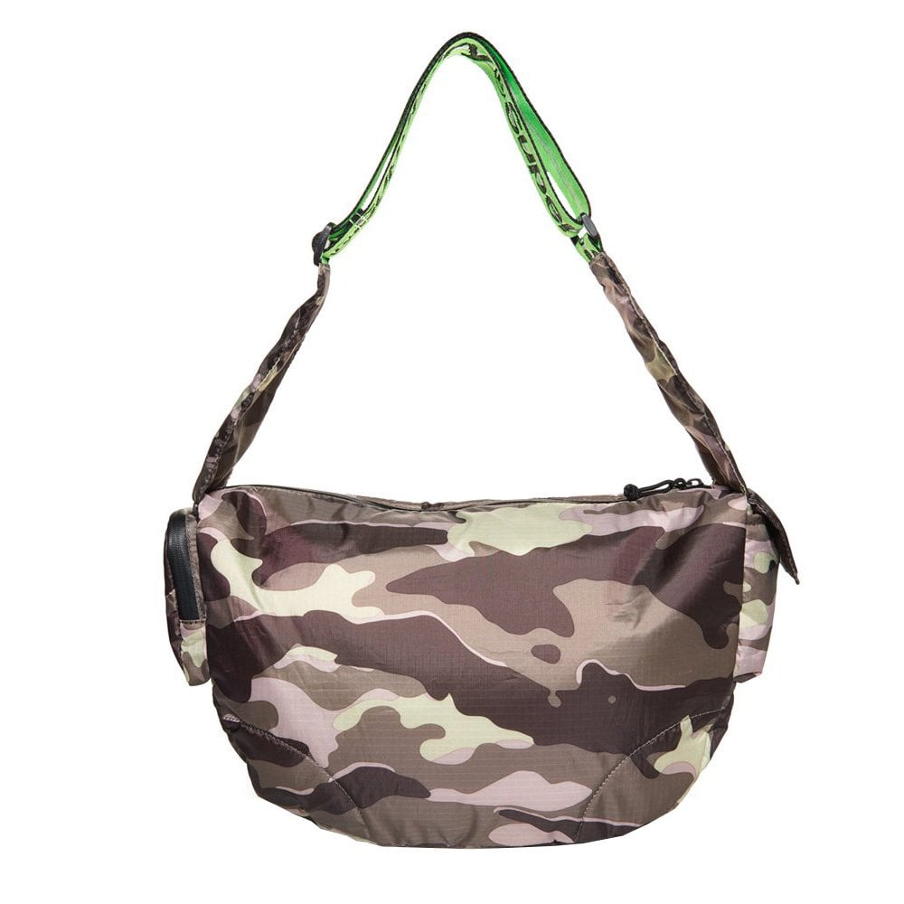 Superdry Damon Side Messenger Bag - Army Green Camo