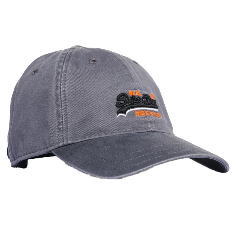 Superdry Orange Label Wash Twill Cap -  Grey