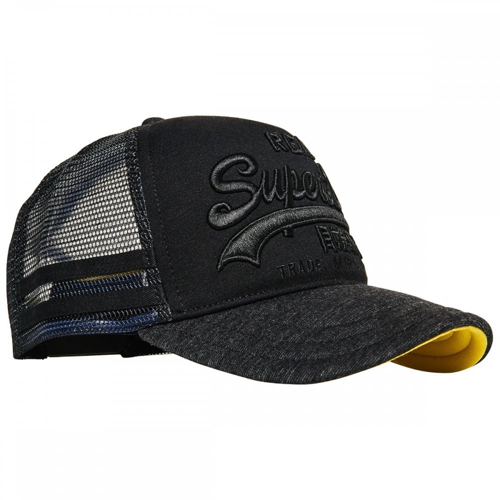 Superdry Premium Good Cap - Washed Black