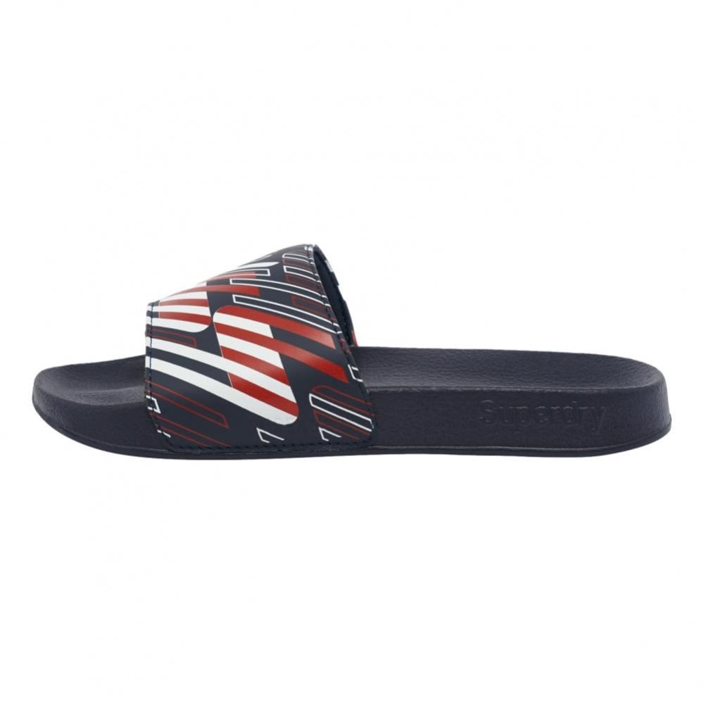 Superdry AOP Pool Slide Flip Flops