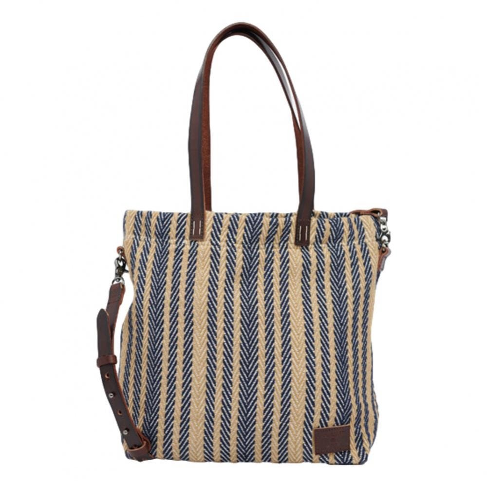 Superdry Casual Tote Bag - Navy Stripe