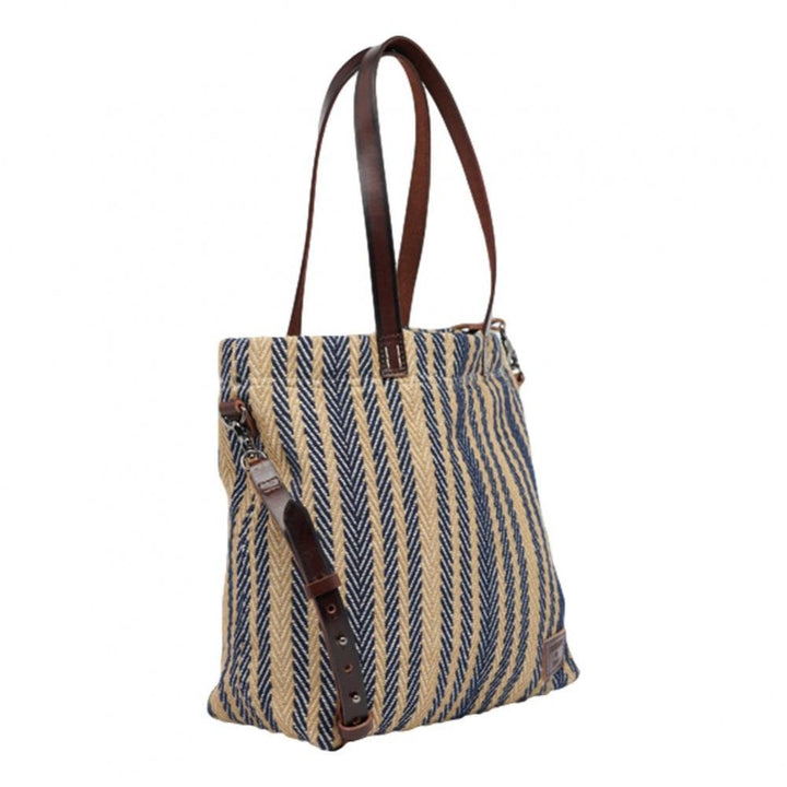 Superdry Casual Tote Bag - Navy Stripe