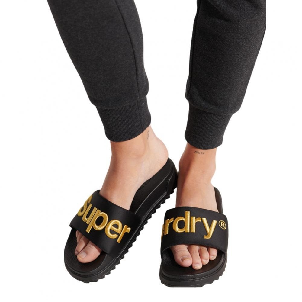 Superdry Satin Flatfrom Slides