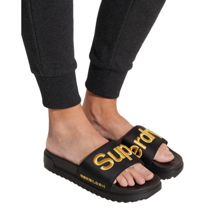 Superdry Satin Flatfrom Slides