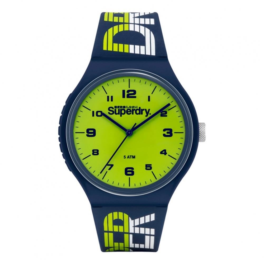 Superdry Urban XL Racing Watch - Navy / Green