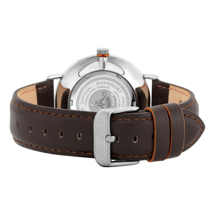 Superdry Oxford Watch - Brown / Charcoal