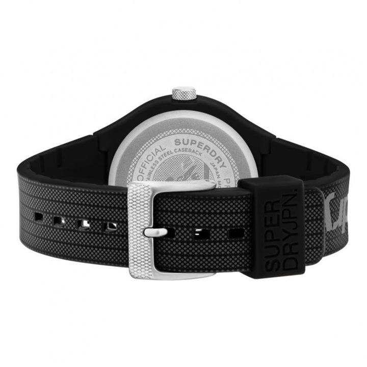 Superdry Urban XL Mesh Watch - Black / Silver