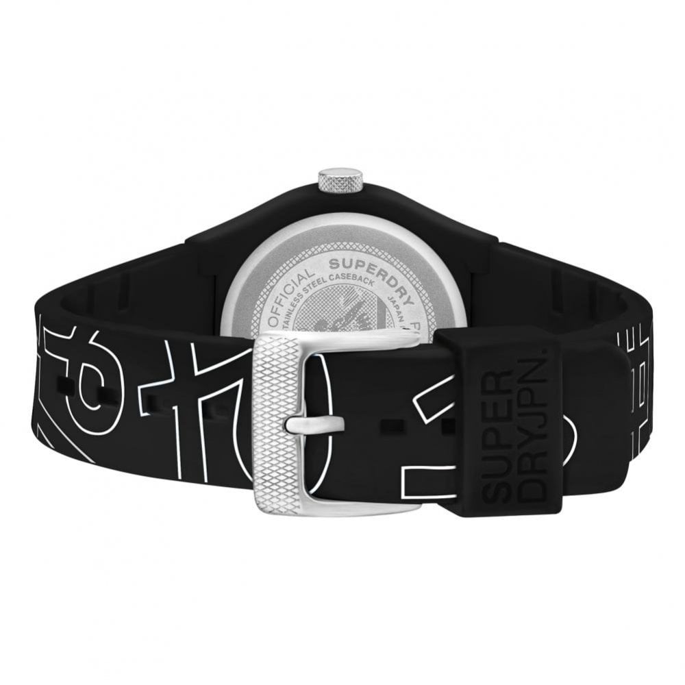 Superdry Urban Kanji Watch - Black / White