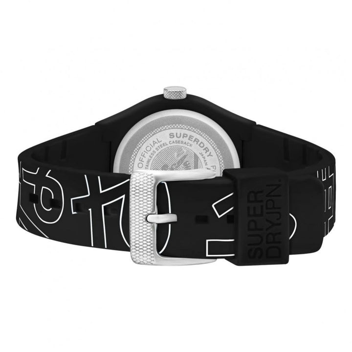 Superdry Urban Kanji Watch - Black / White