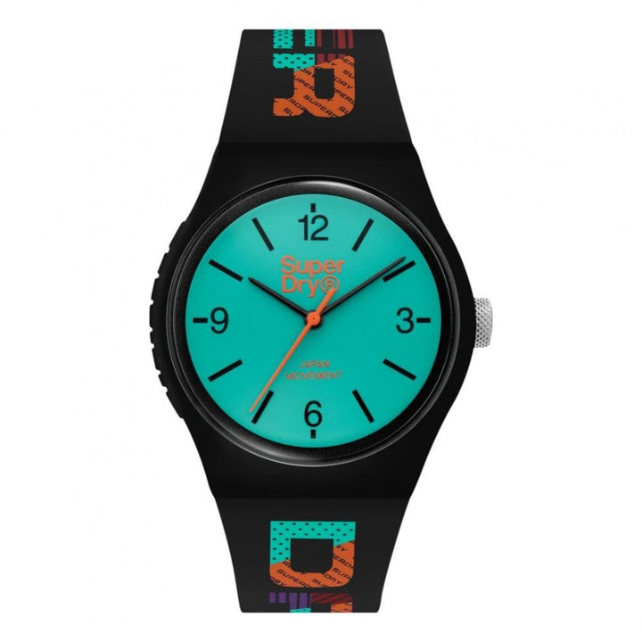 Superdry Urban Retro Sport Watch - Black / Teal