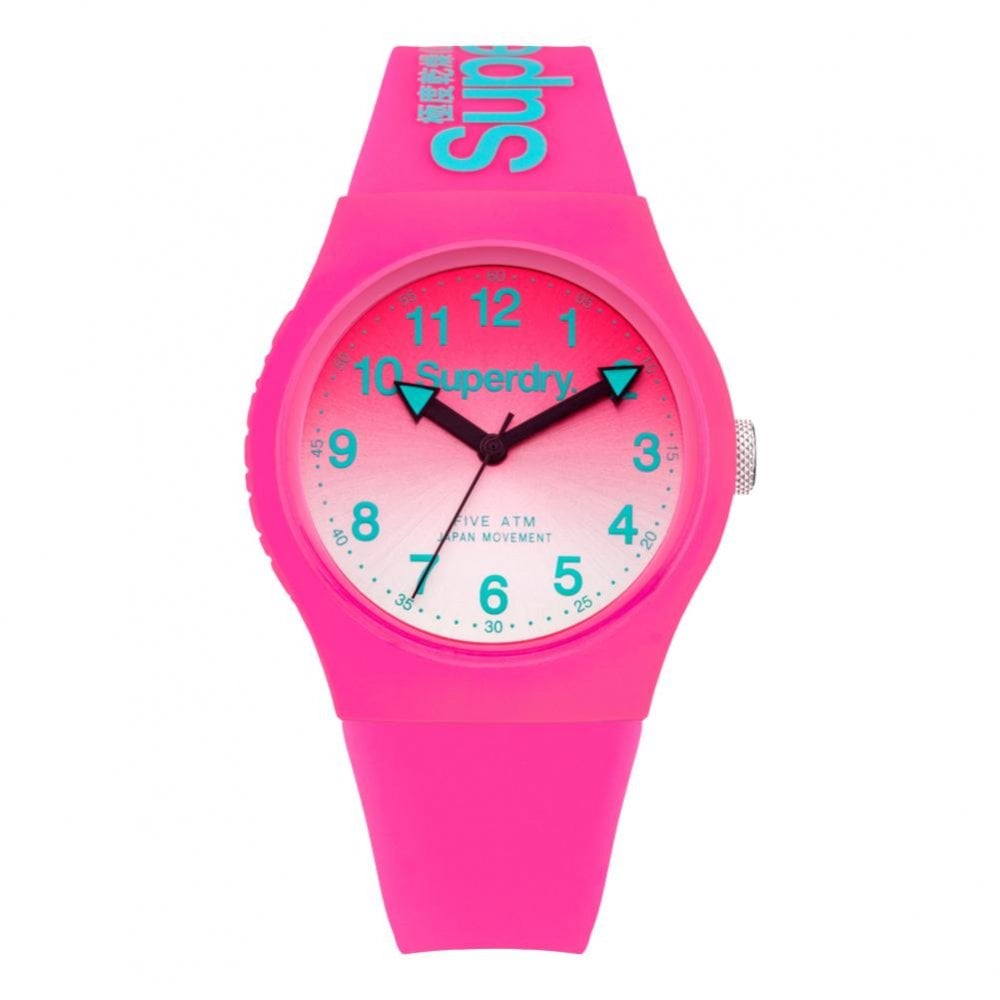 Superdry Urban Laser Watch - Pink