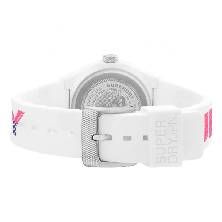 Superdry Urban Retro Sport Watch - White / Purple