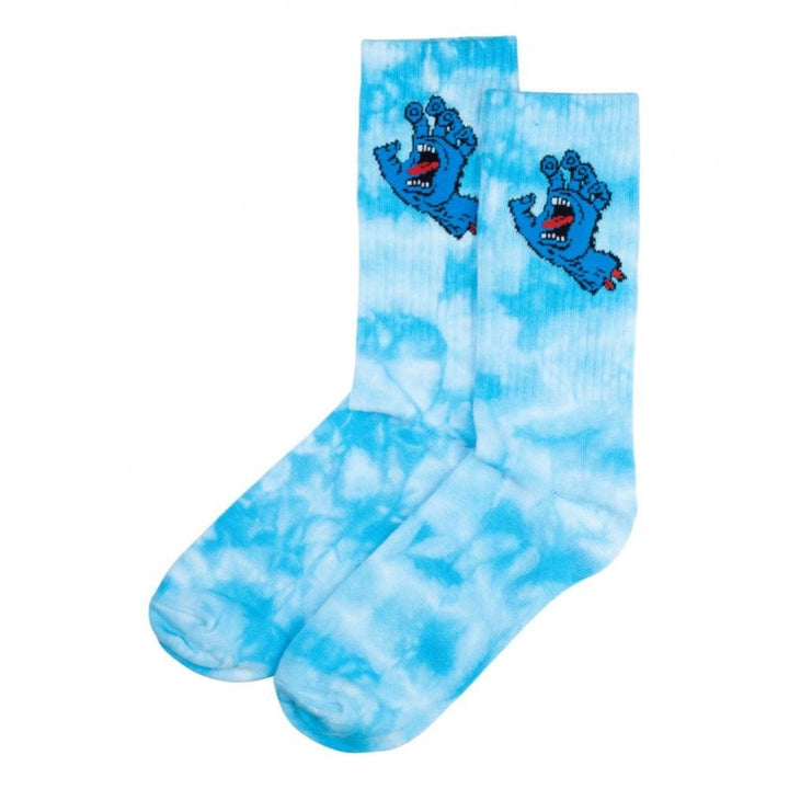 Santa Cruz Screaming Hand Tie Dye Socks