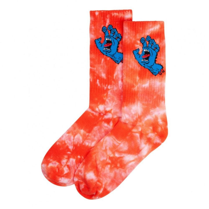 Santa Cruz Screaming Hand Tie Dye Socks
