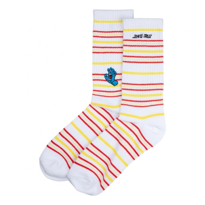 Santa Cruz Screaming Mini Hand Stripe Socks