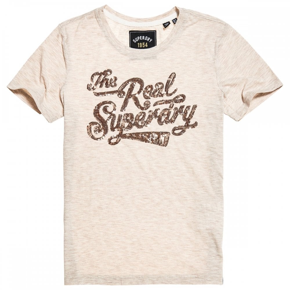Superdry The Real Sequin Entry Tee