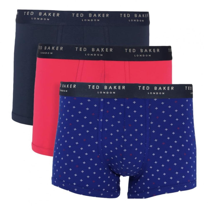 Ted Baker 3 Pack Cotton Fashion Trunks