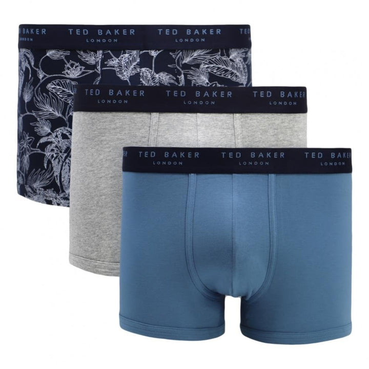 Ted Baker 3 Pack Cotton Fashion Trunks