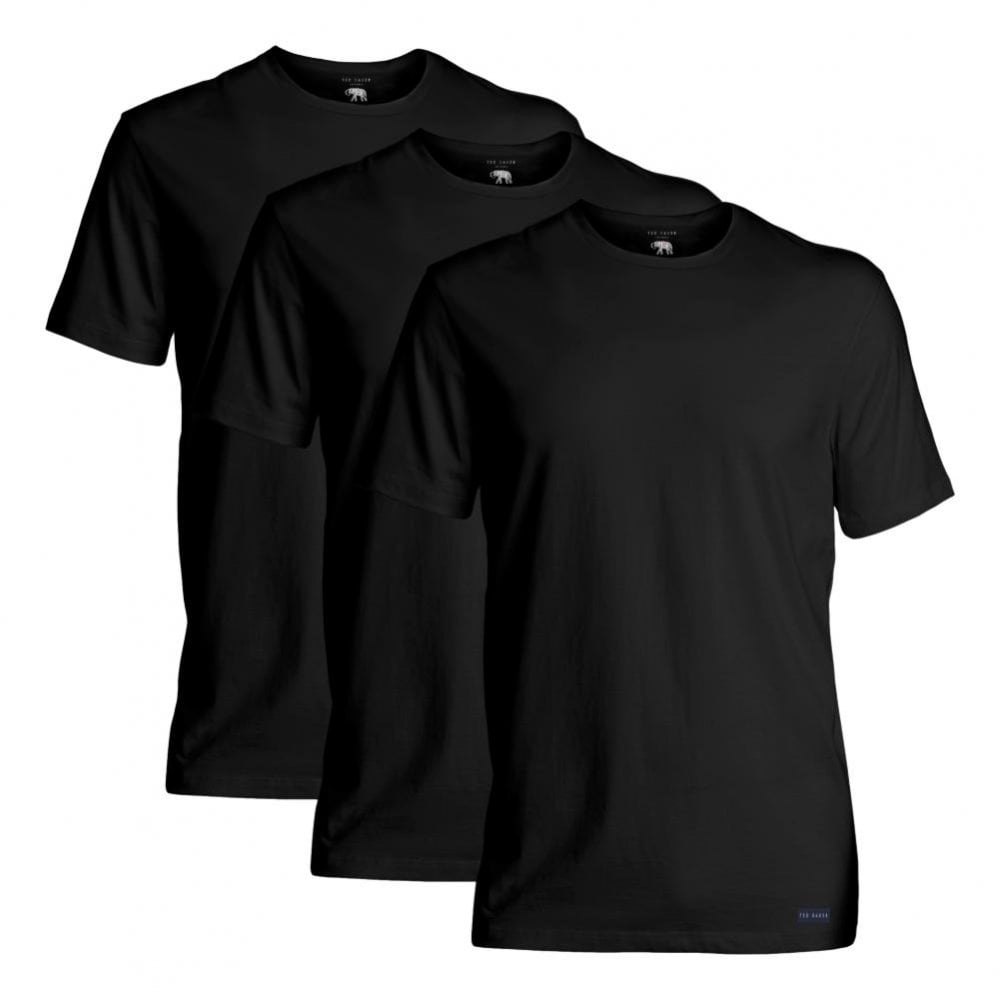 Ted Baker 3 Pack Cotton Stretch Crew Neck Tee