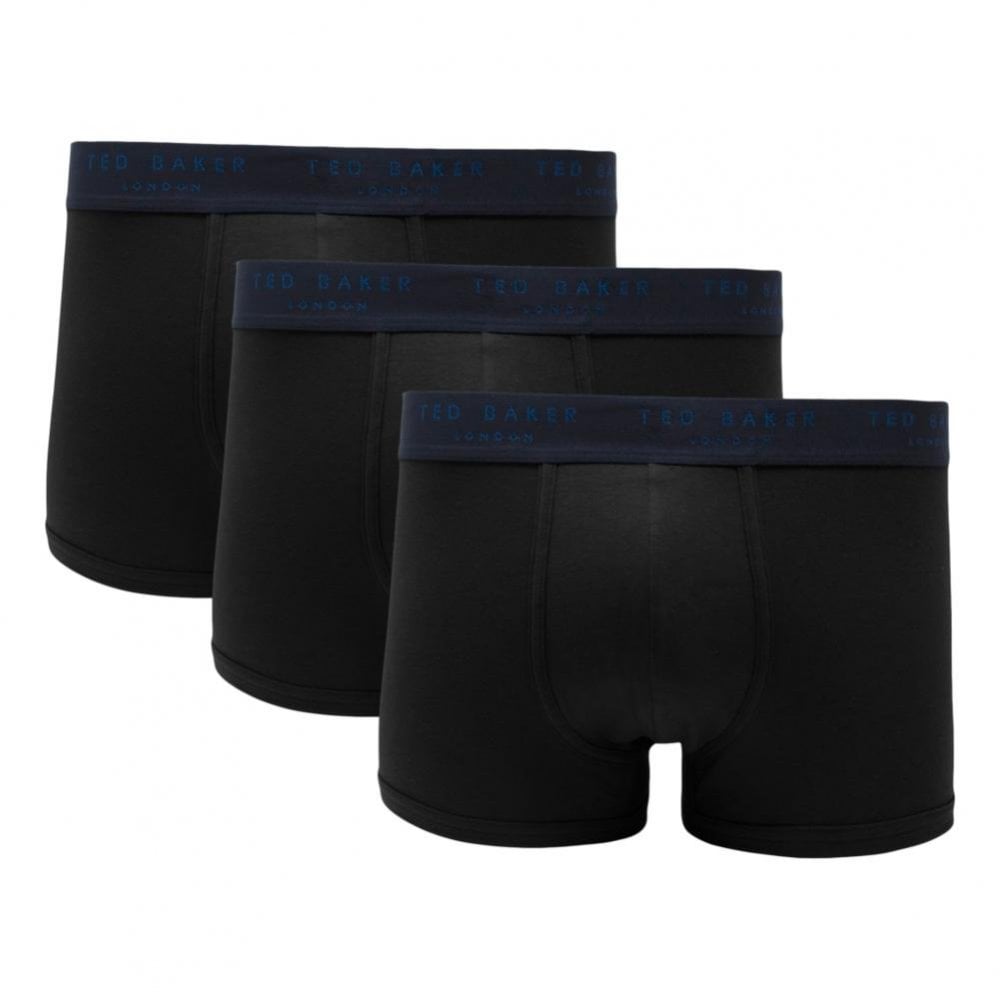 Ted Baker 3 Pack Cotton Stretch Trunks