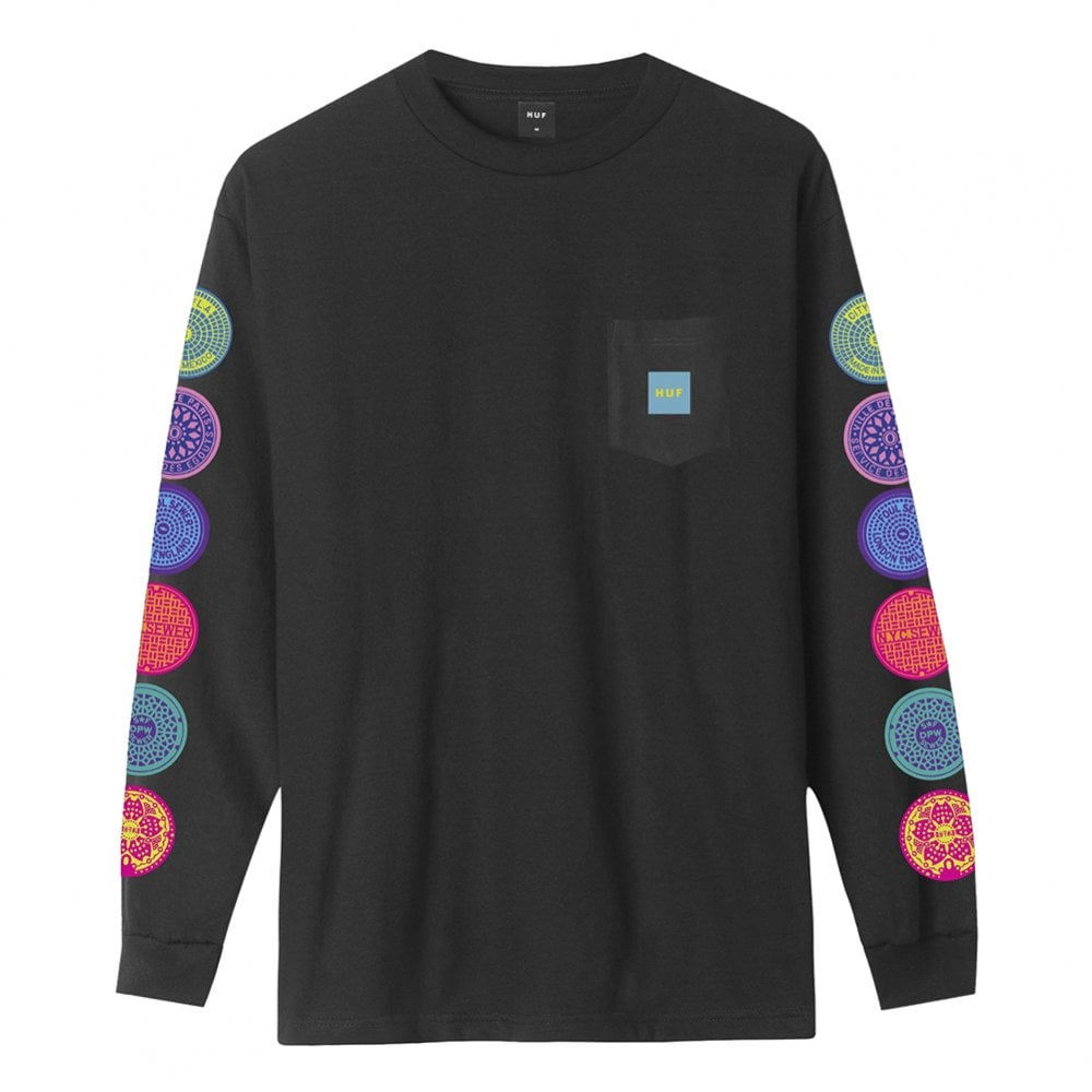 Huf Sewer L/S Pocket T-Shirt