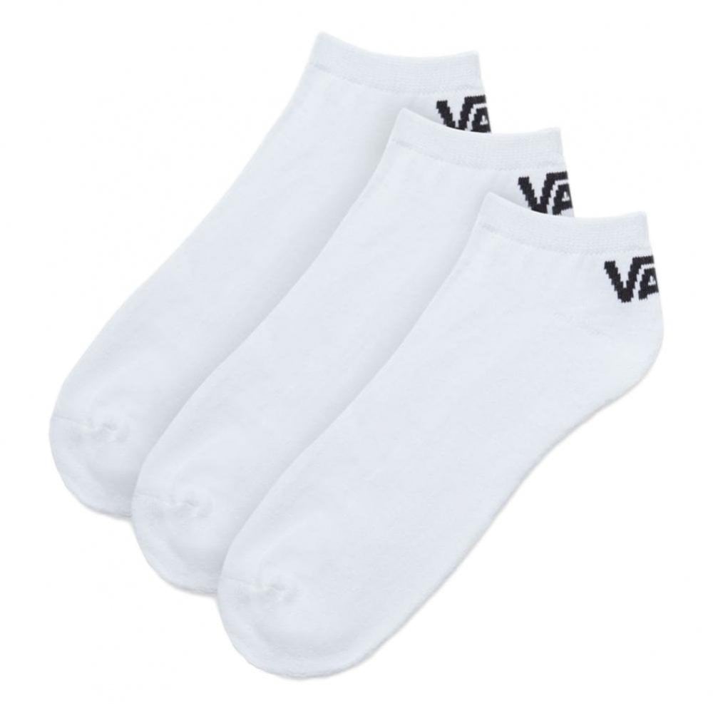 Vans Classic Low 3 Pack Socks - White