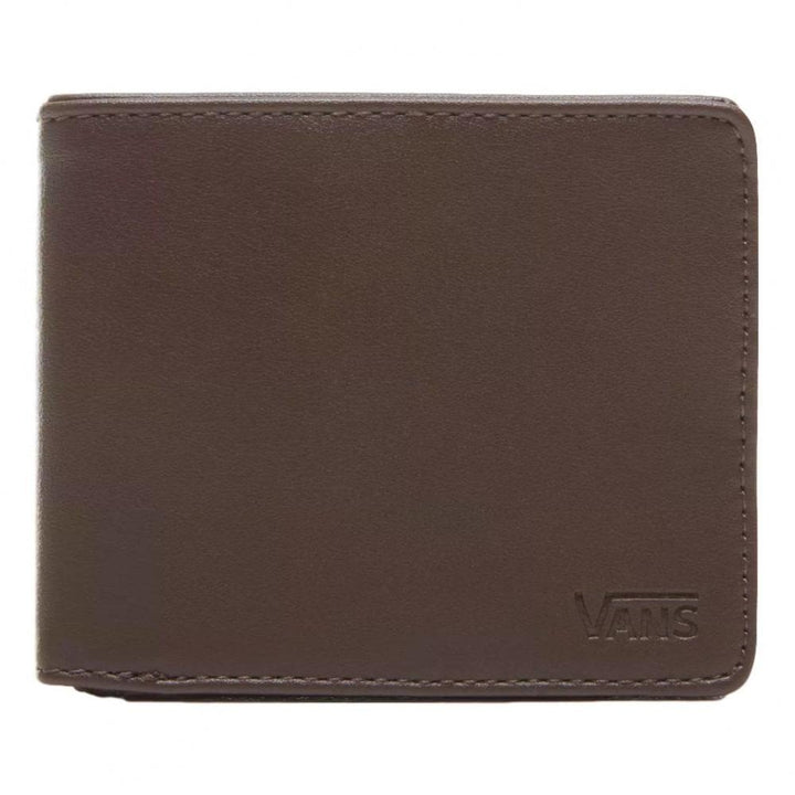 Vans Drop V Bi-Fold Wallet - Dark Brown