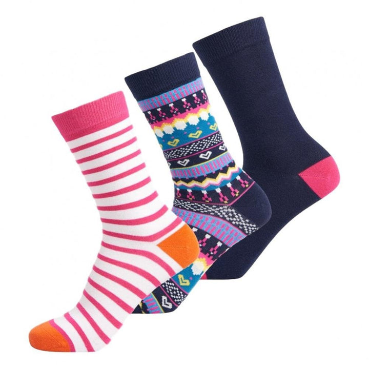 Superdry Novelty 3 Pack Socks - Fairisle