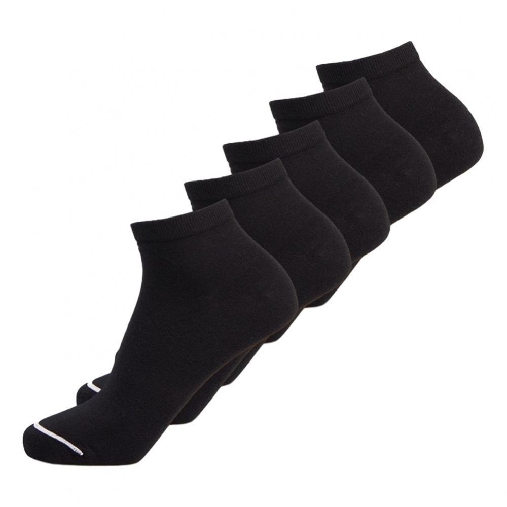 Superdry 5 Pack Trainer Socks - Black