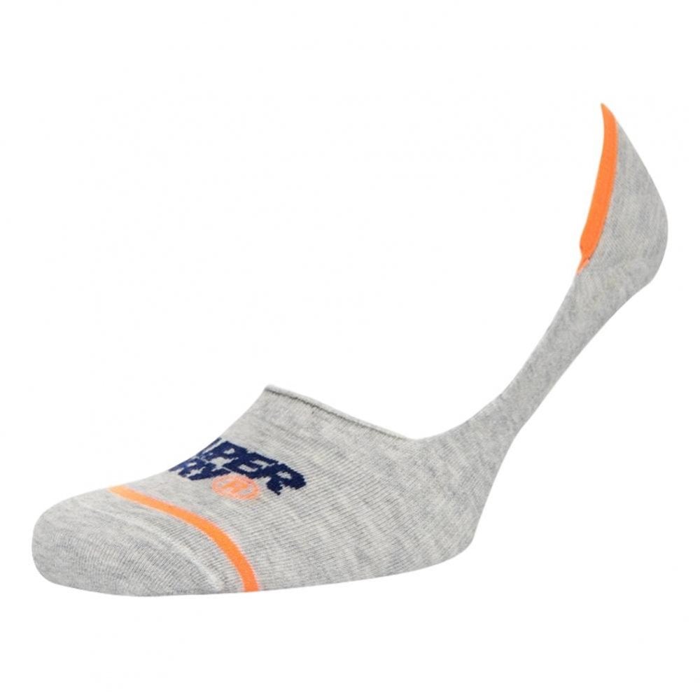 Superdry 5 Trainer Socks - Grey Marl