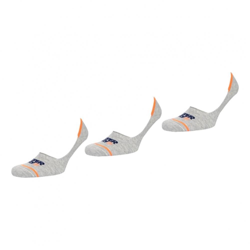 Superdry 5 Trainer Socks - Grey Marl