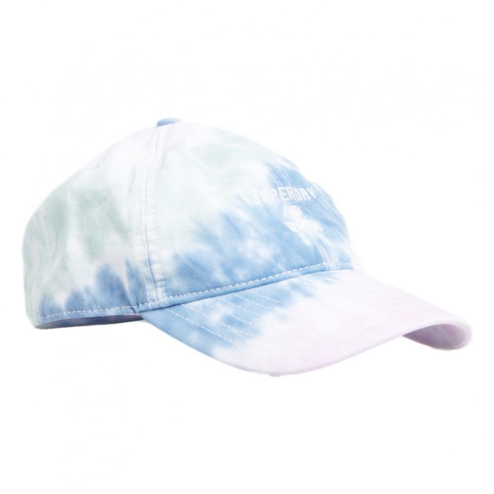 Superdry Tie-Dye Baseball Cap - White