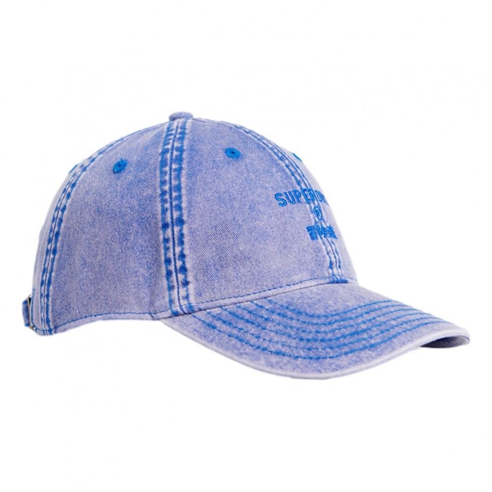 Superdry Acid Wash Cap - Acid Blue