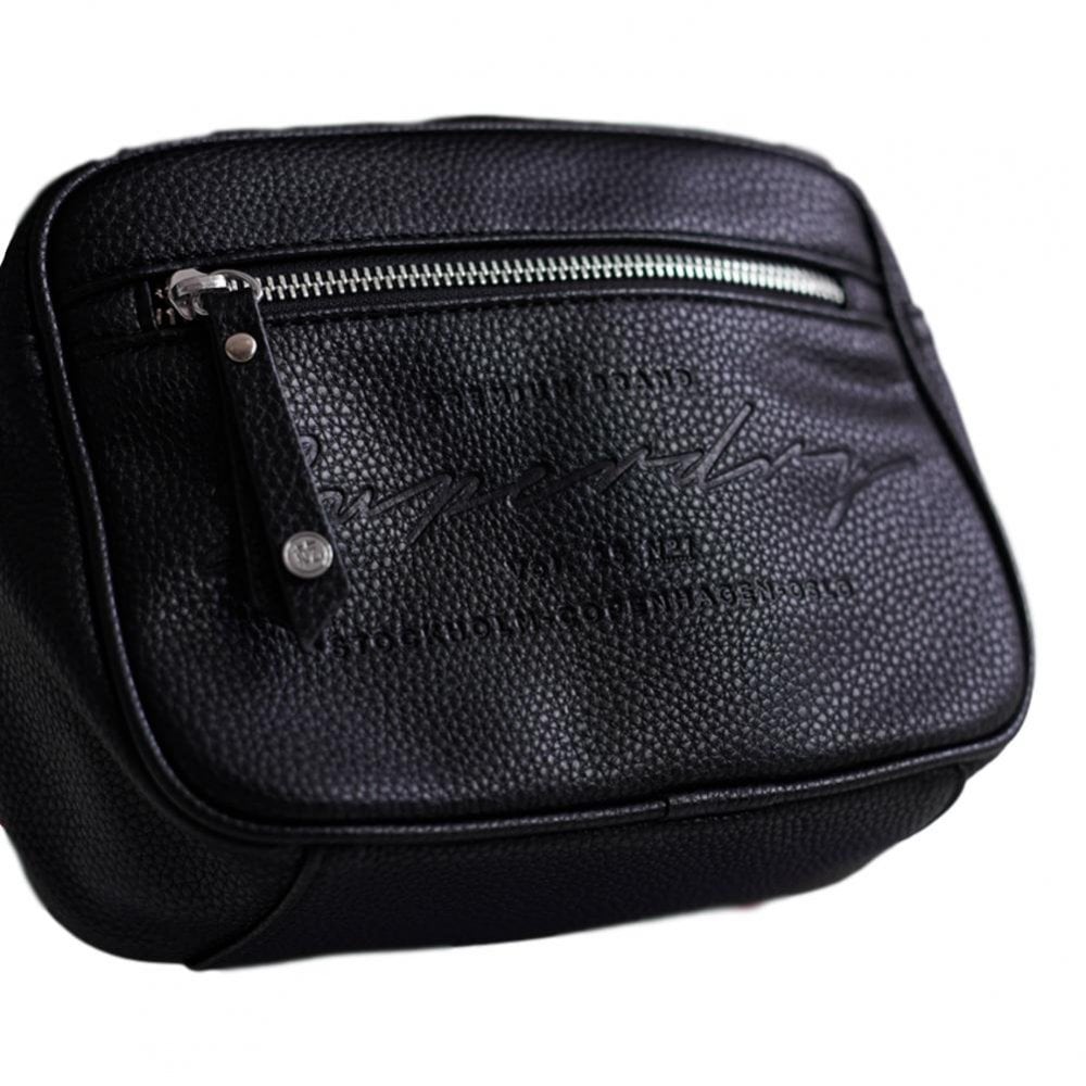 Superdry Delwen Chunky Strap Cross Body Bag - Black