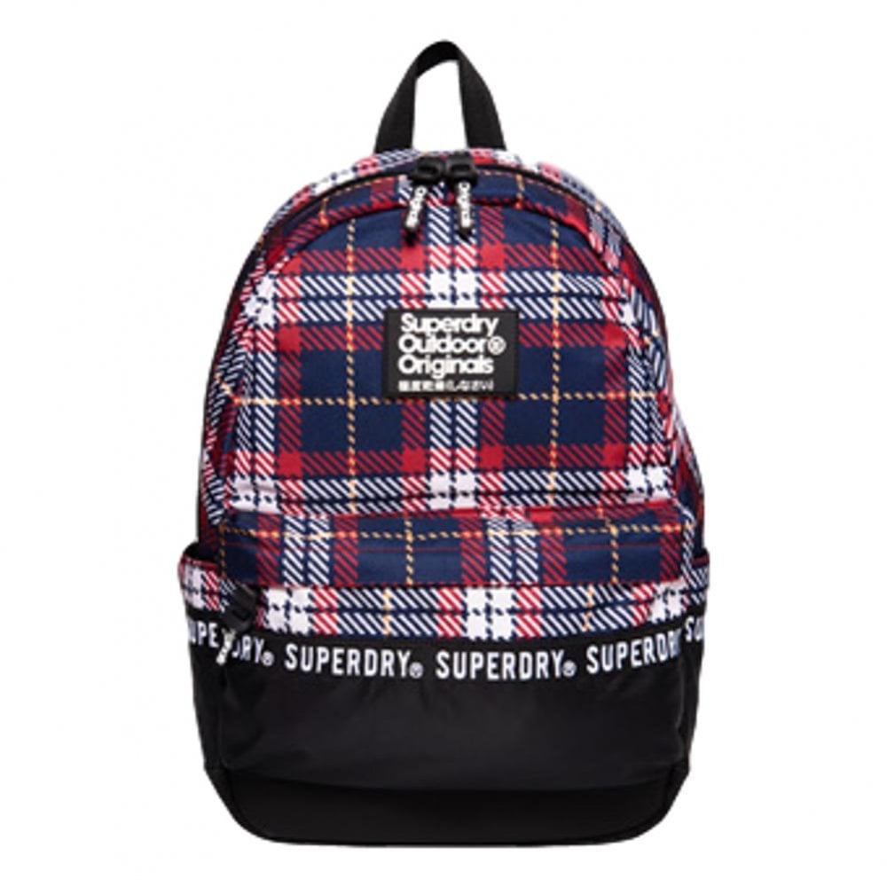 Superdry Repeat Series Montana Backpack - Red Check