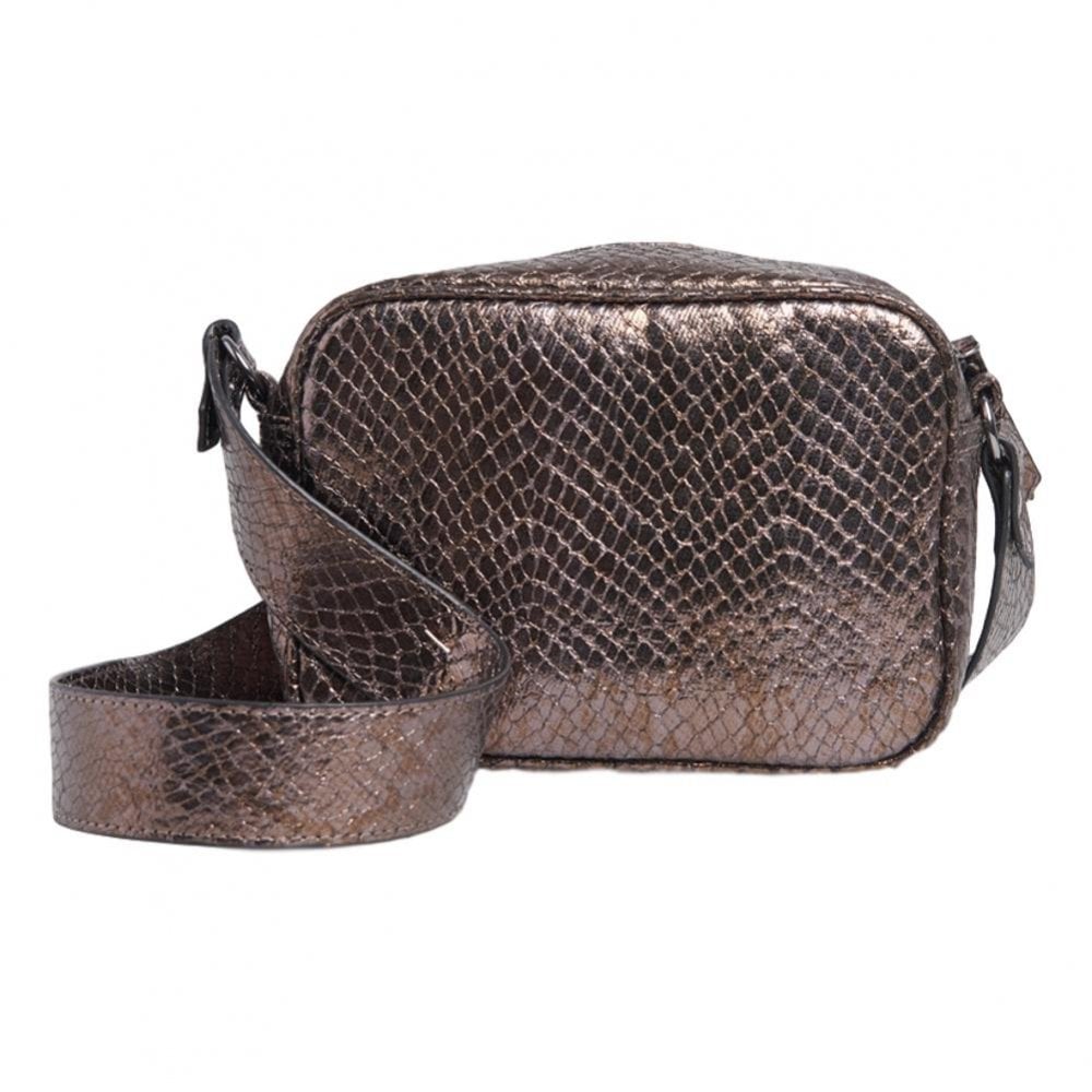 Superdry Delwen Snake Cross Body Bag - Pewter