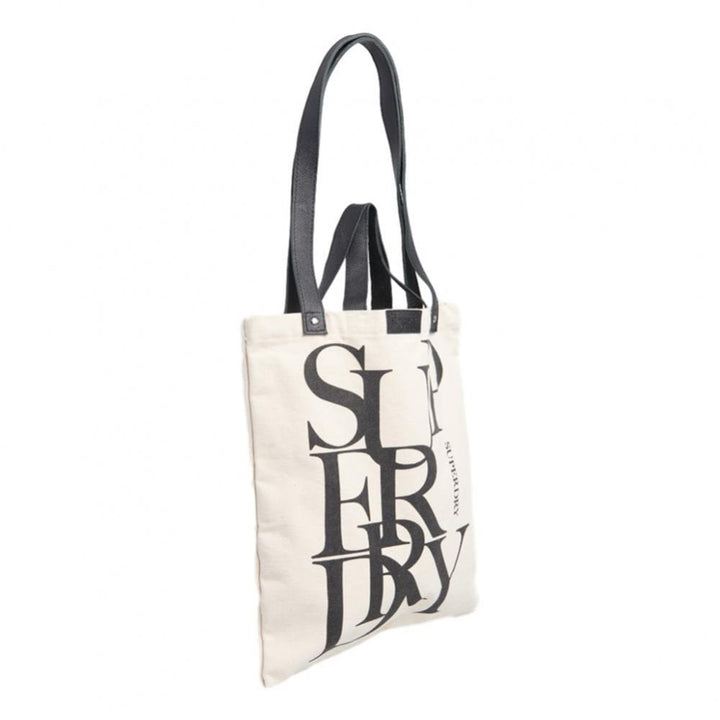 Superdry Edit Printed Shopper Bag - Natural