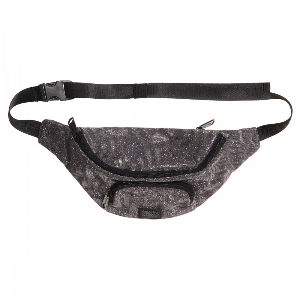 Superdry Sparkle Bumbag - Black Sparkle