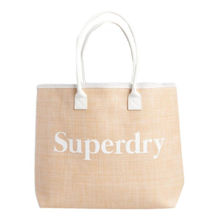 Superdry Darcy Jute Tote Bag - Natural