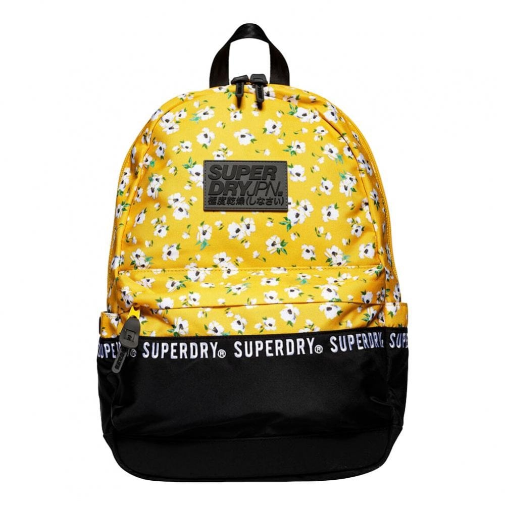 Superdry Repeat Series Montana Backpack - Yellow AOP