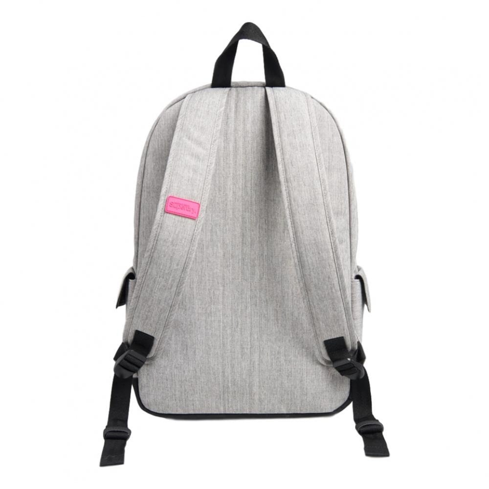 Superdry Rainbow Applique Montana Rucksack - Light Grey Marl